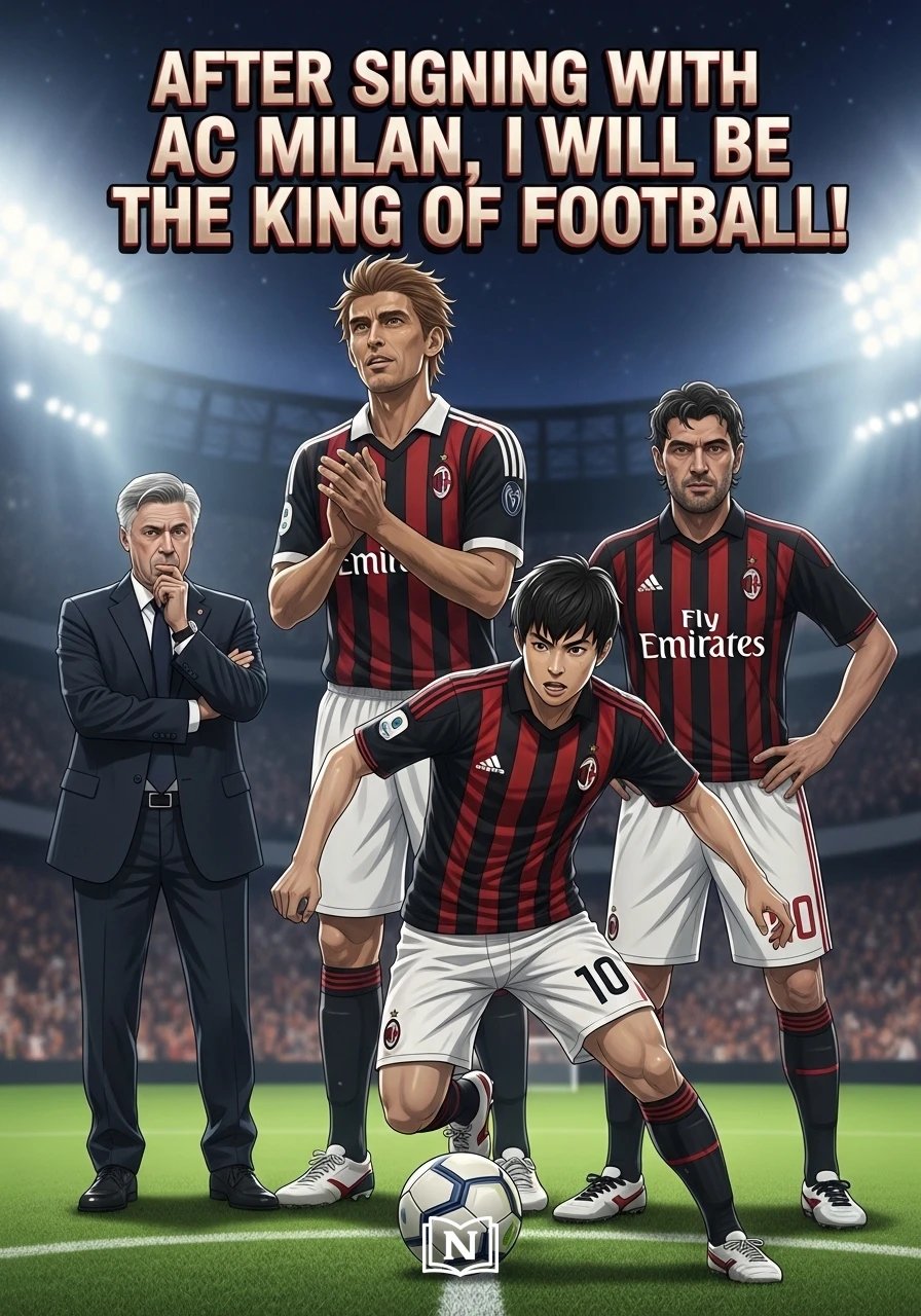 After signing with AC Milan, I will be the king of football! Novel