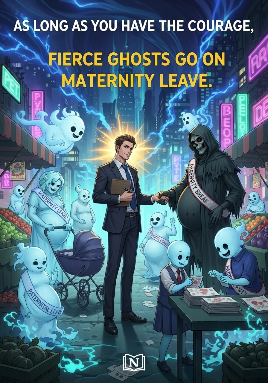 As long as you have the courage, fierce ghosts go on maternity leave. Novel