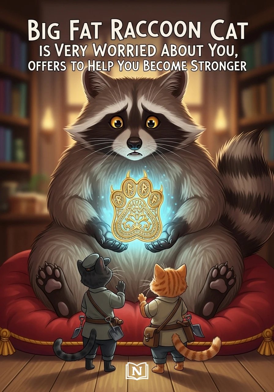 Big Fat Raccoon Cat is Very Worried About You, Offers to Help You Become Stronger Novel