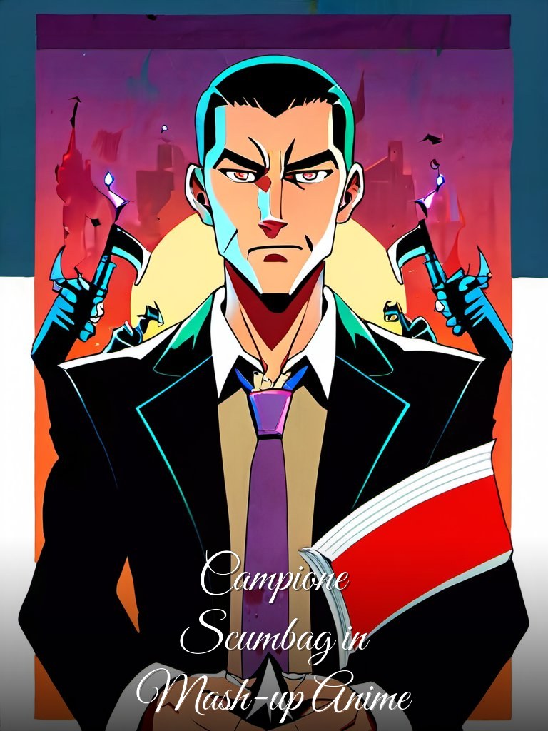 Campione Scumbag in Mash-up Anime Novel