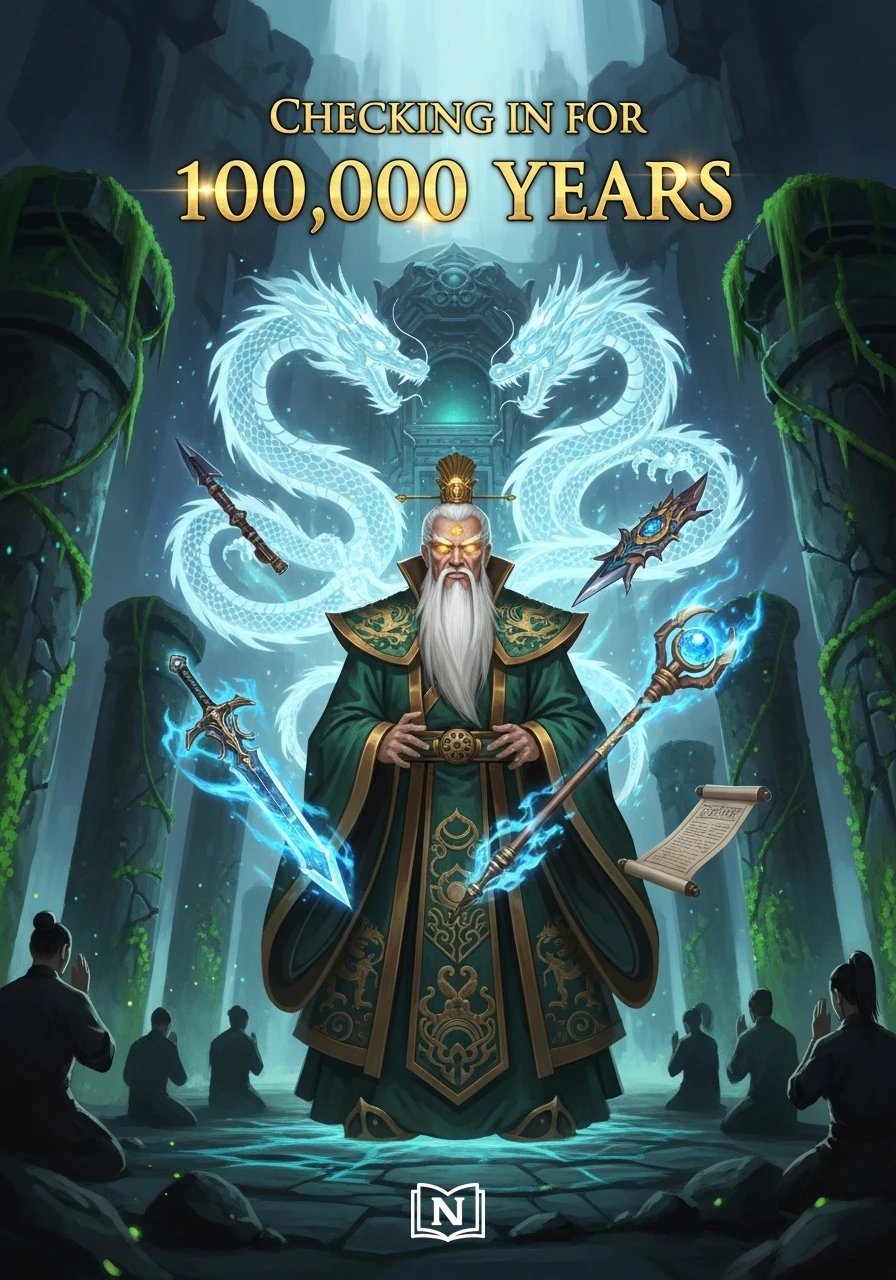 Checking in for 100,000 Years Novel