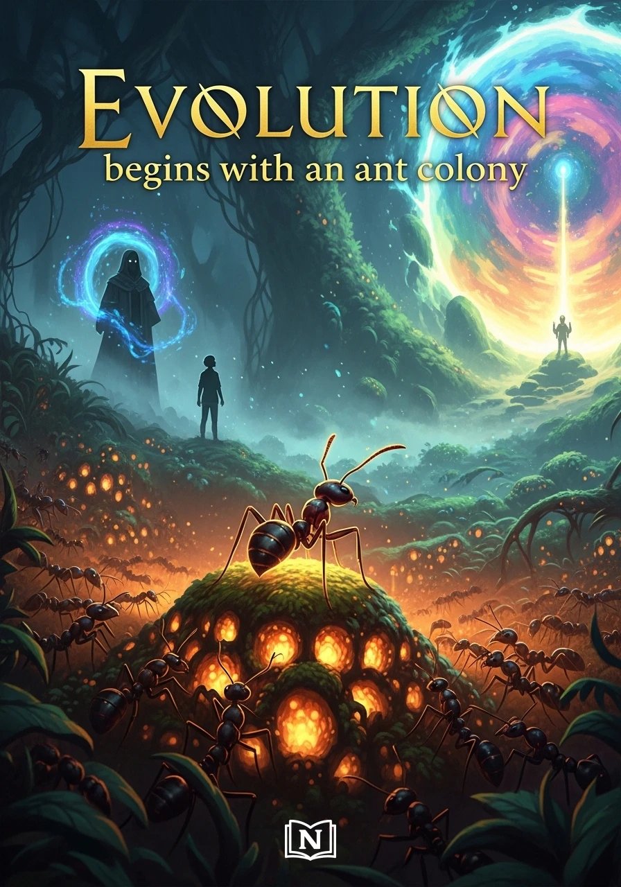 Evolution begins with an ant colony Novel