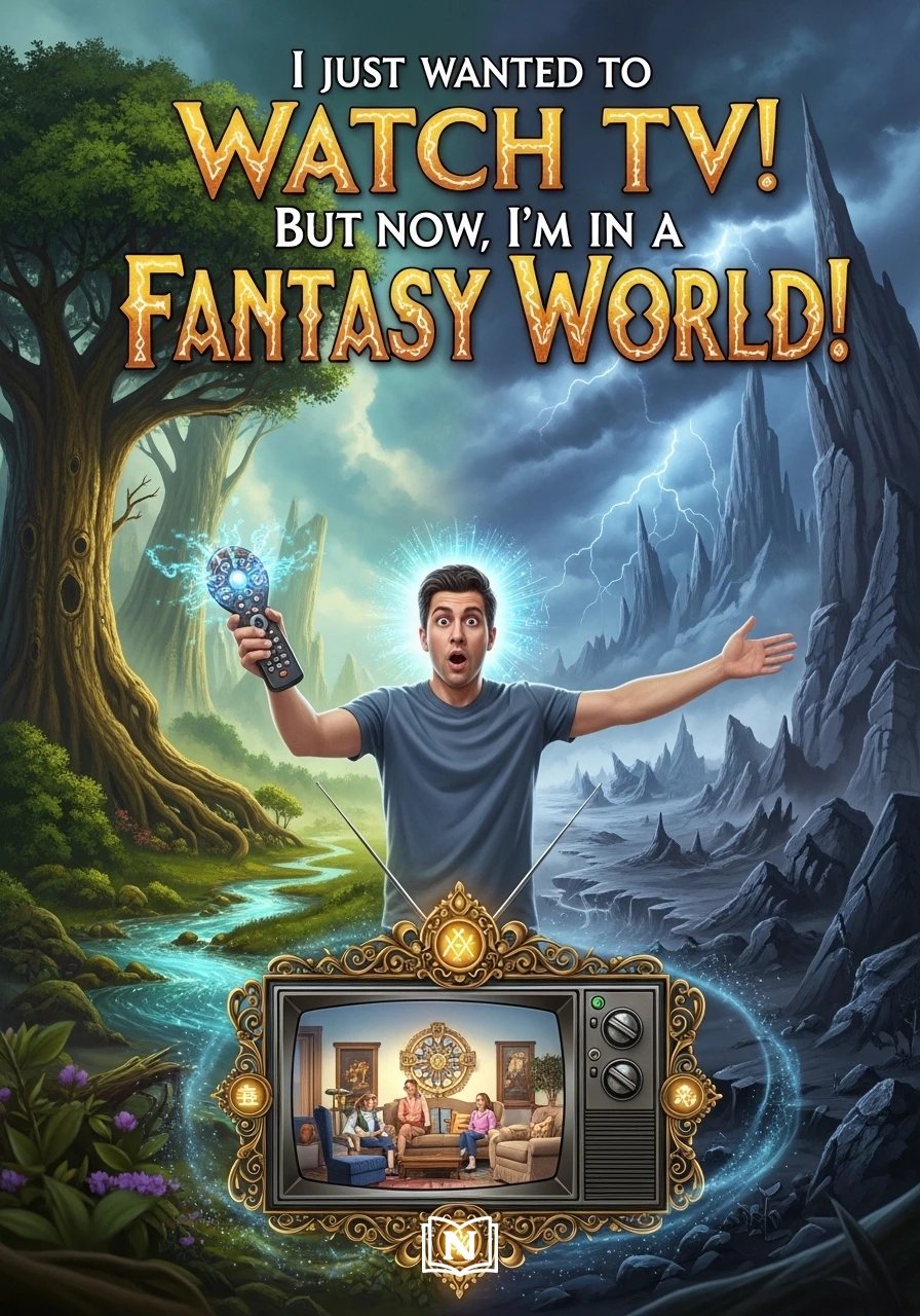 I just wanted to watch TV! But now, I'm in a Fantasy World! Novel