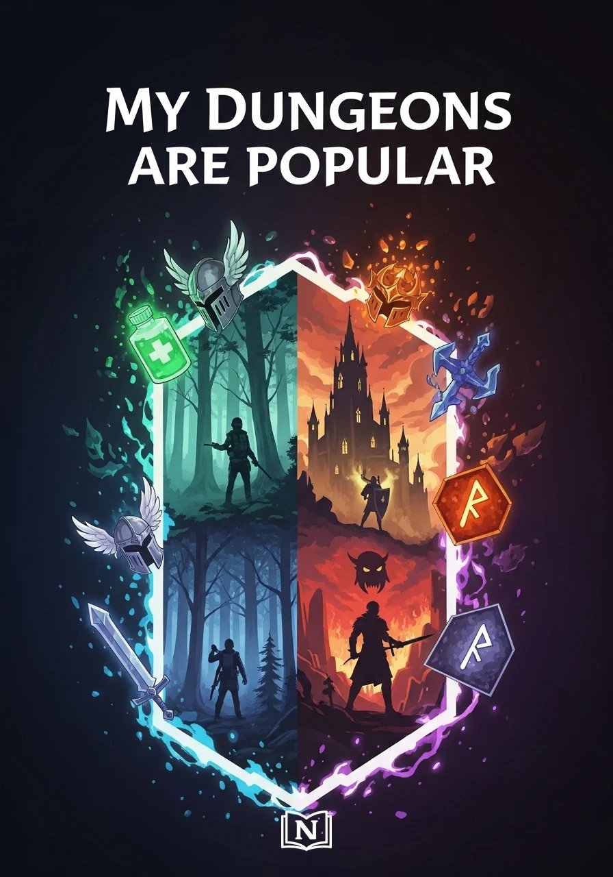 My Dungeons Are Popular Novel