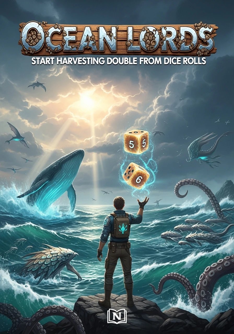 Ocean Lords: Start Harvesting Double from Dice Rolls Novel