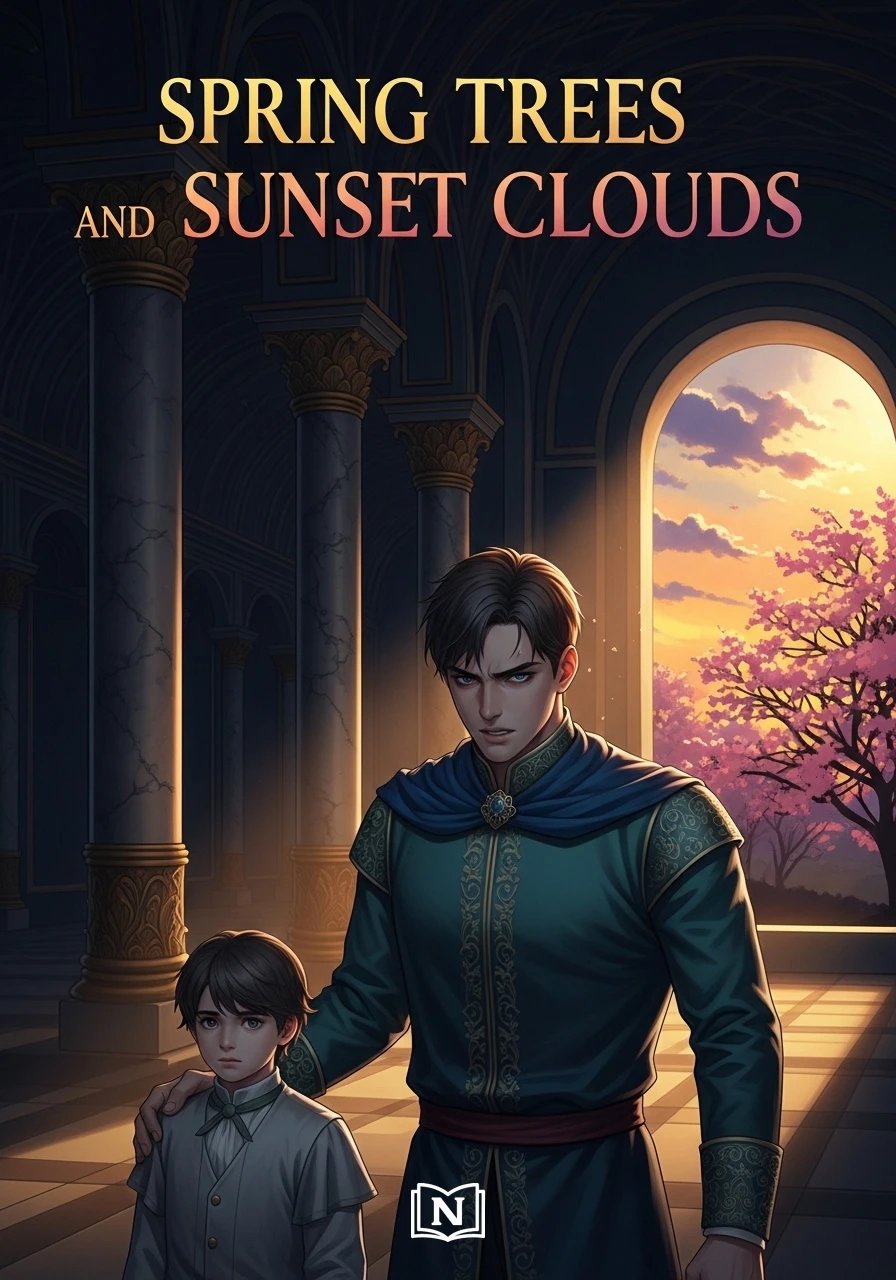 Spring Trees and Sunset Clouds Novel