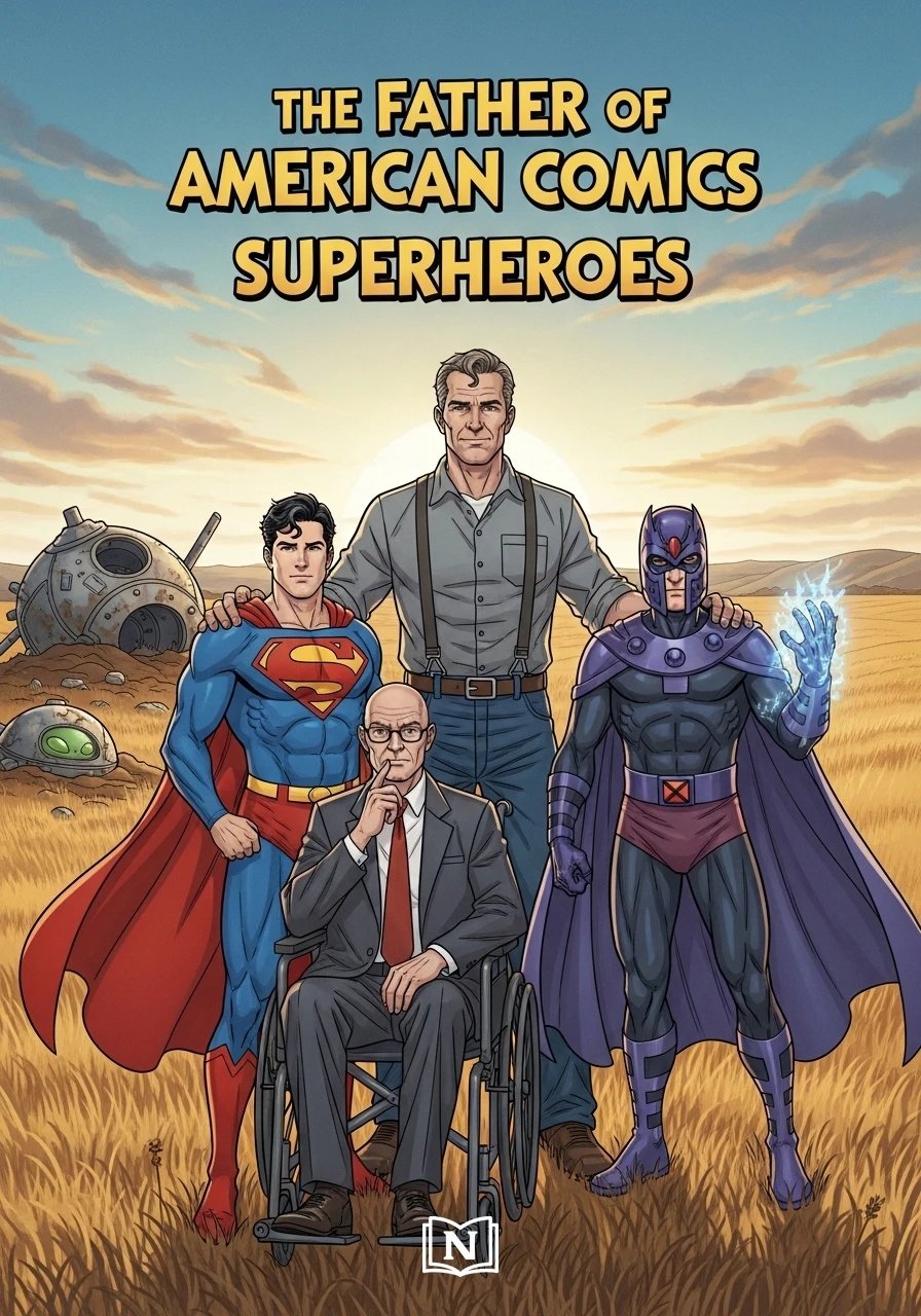 The Father of American Comics Superheroes Novel