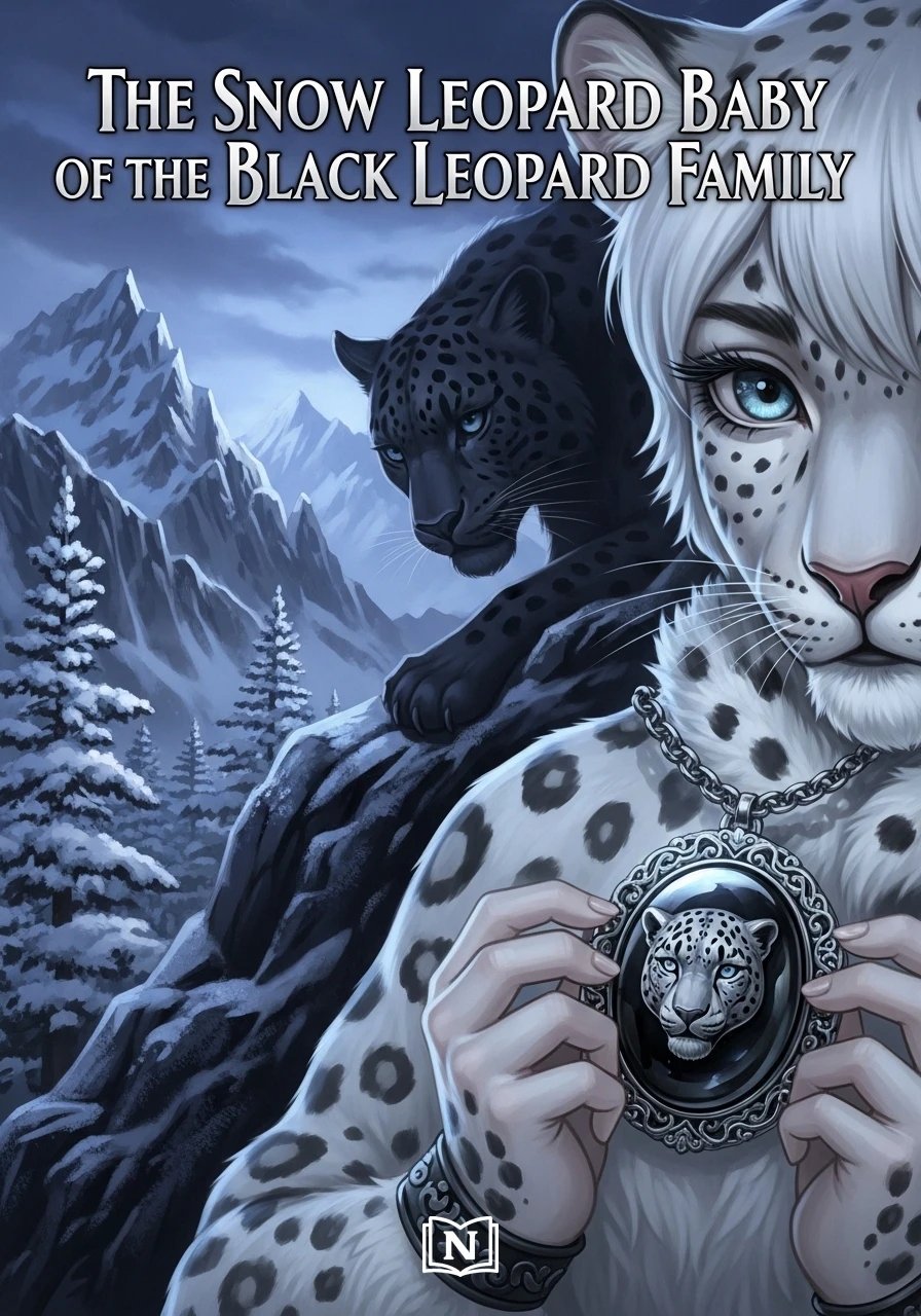 The Snow Leopard Baby of the Black Leopard Family