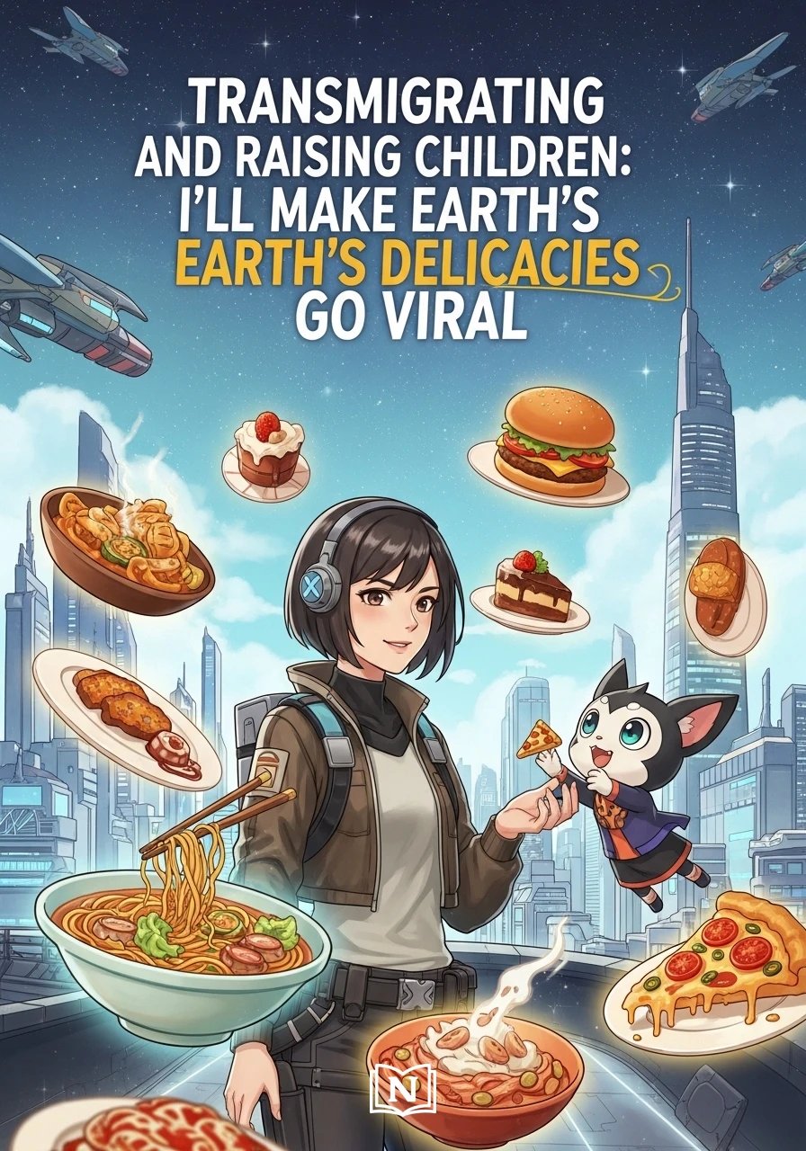 Transmigrating and Raising Children: I'll Make Earth's Delicacies Go Viral Novel