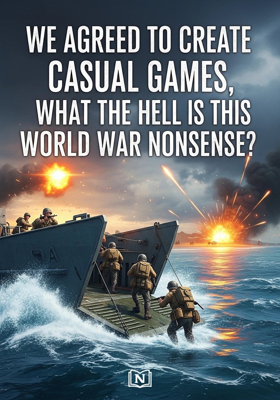 We Agreed to Create Casual Games, What the Hell is this World War Nonsense? Novel