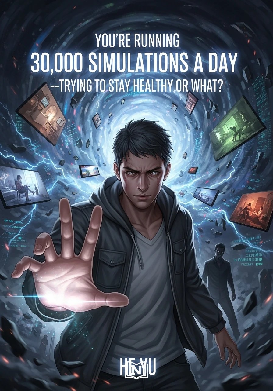 You’re Running 30,000 Simulations a Day—Trying to Stay Healthy or What? Novel