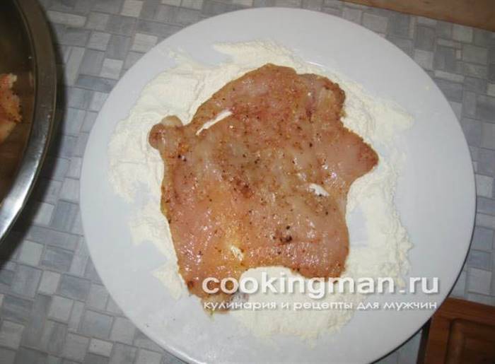 рецепт шніцеля з курки