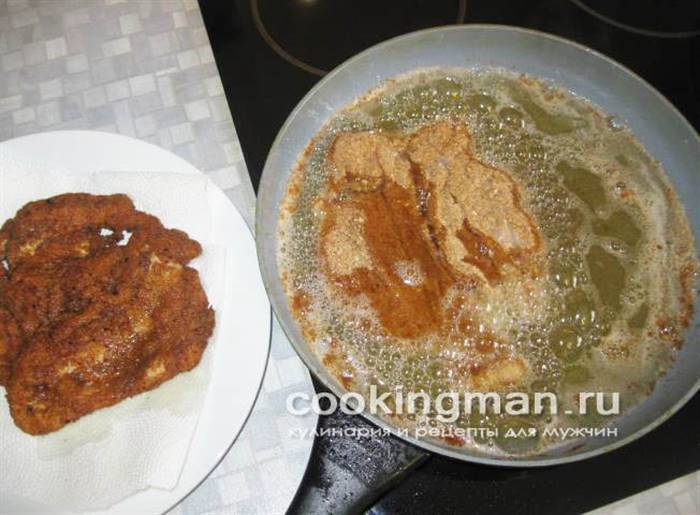 рецепт шніцеля з курки